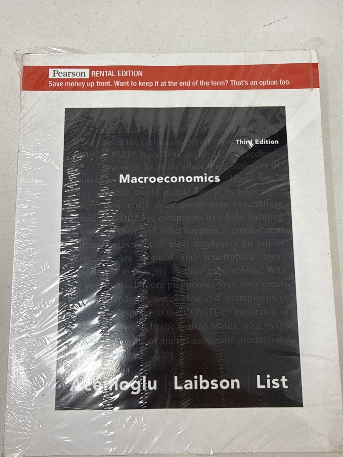 Macroeconomics. Third Edition. [RENTAL EDITION]