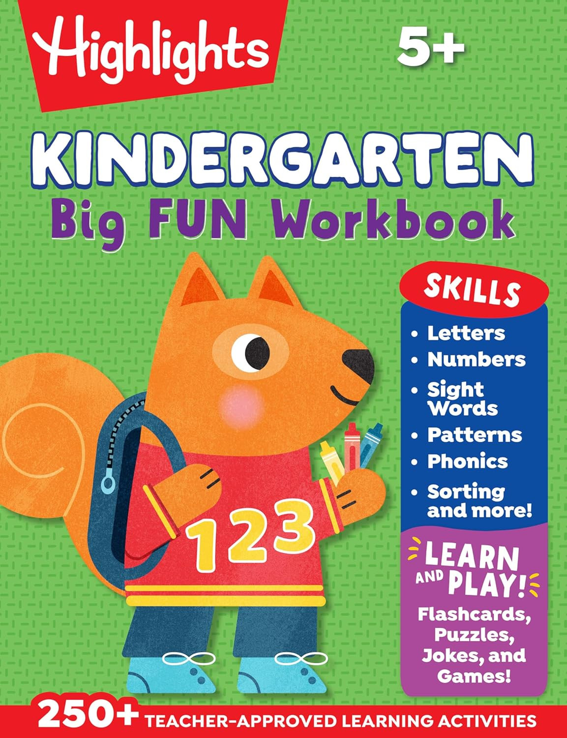 Kindergarten Big Fun Workbook: Kids Workbook with Tracing Worksheets, Alphabet P