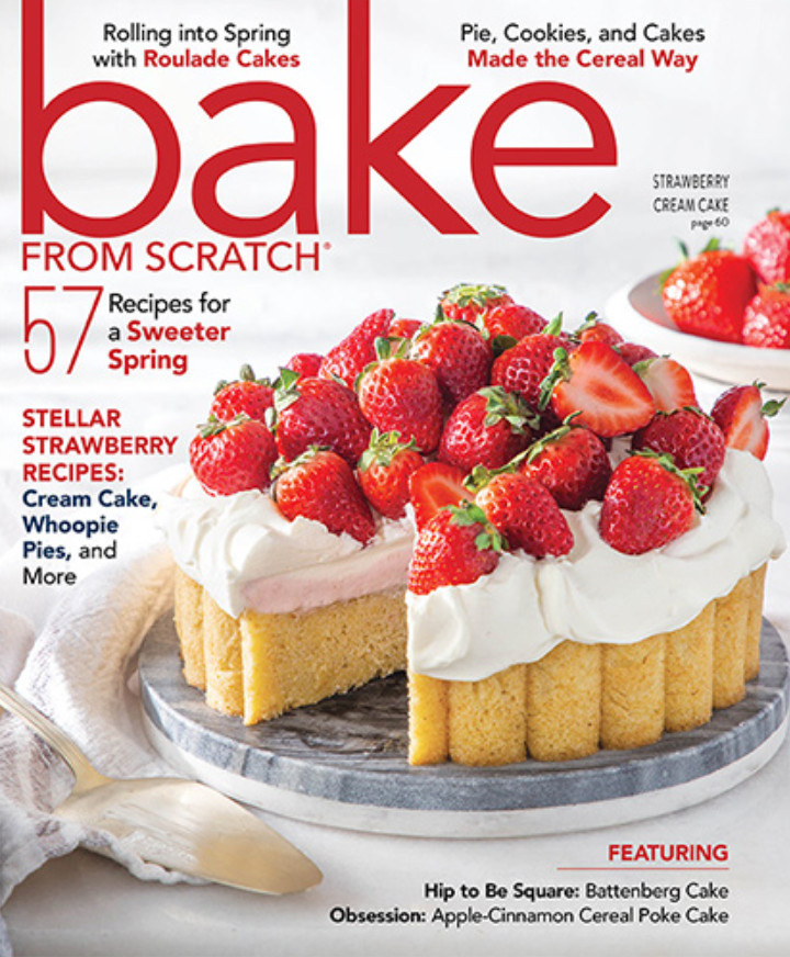 BAKE FROM SCRATCH MAGAZINE | MAR/APR 2022 | STRAWBERRY CREAM CAKE