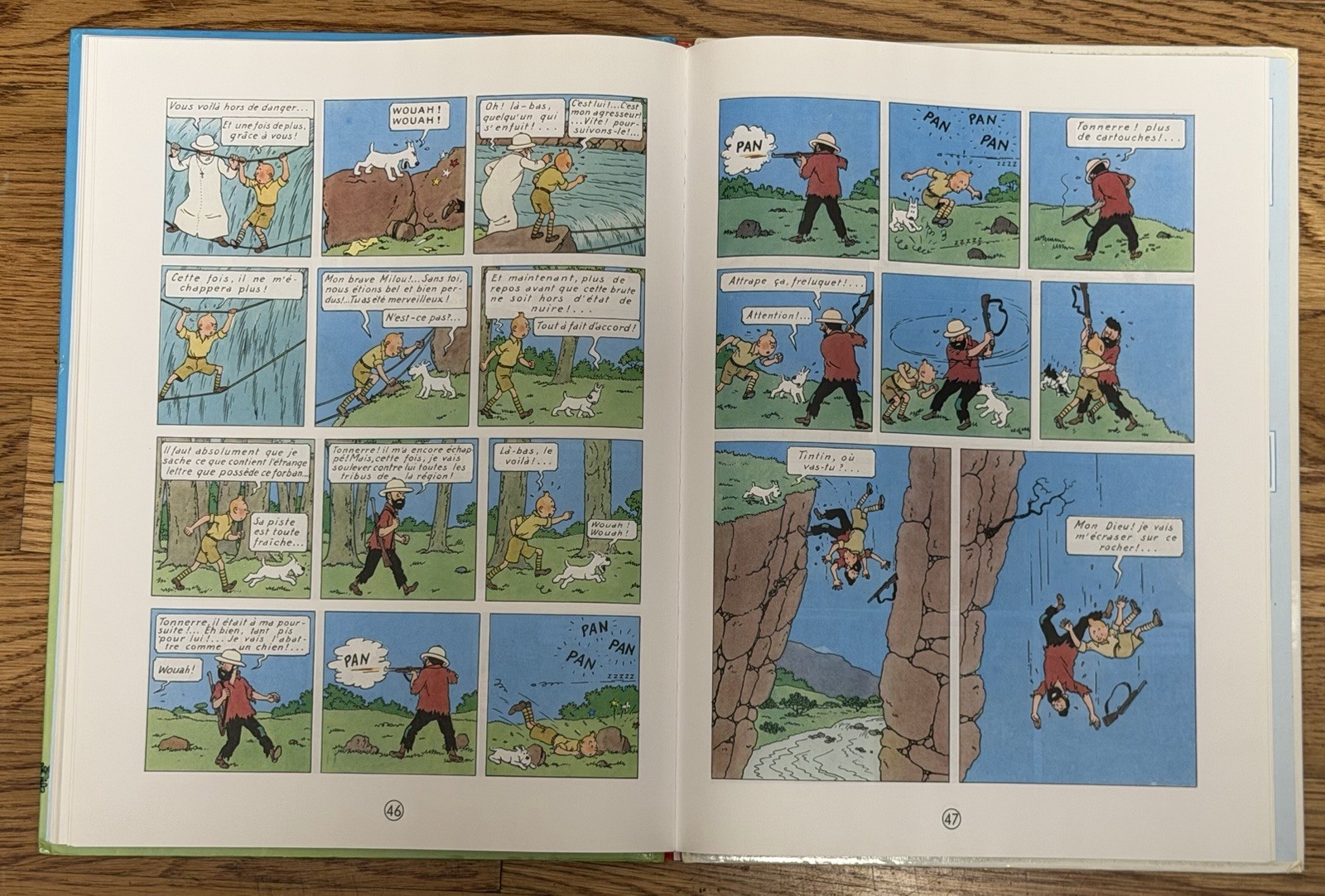 Herge Tintin Au Congo French Hardcover Casterman 1994 Comic Album HC BD Belgium
