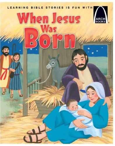 When Jesus Was Born – Arch Books – Paperback, by Sara Hartman – Very Good x