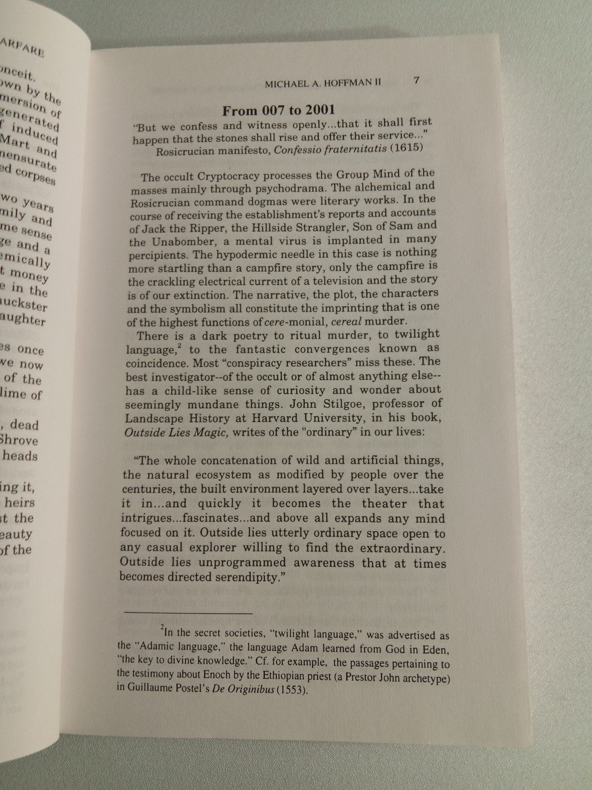 Secret Societies and Psychological Warfare by Michael Hoffman PB