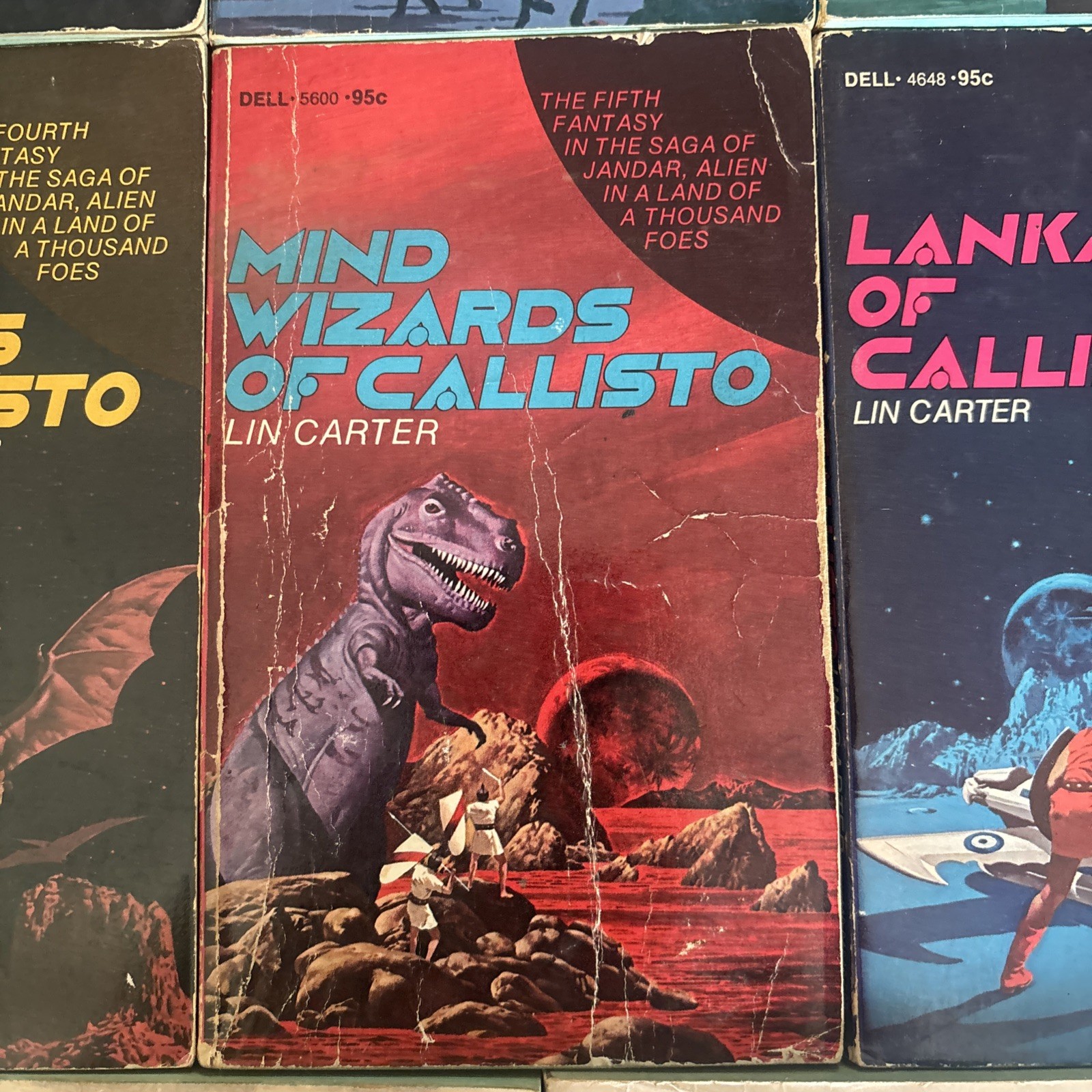 Lin Carter Callisto Complete Series Lot Of 8 Paperback