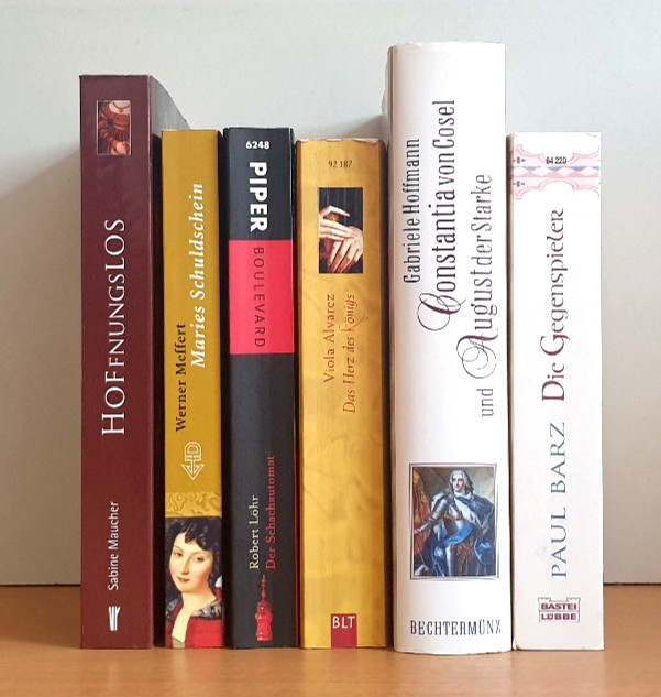 BUCHPAKET+6 BÜCHER+Historische Romane+GABRIELE HOFFMANN+ROBERT LÖHR+HC+TB+BUNDLE