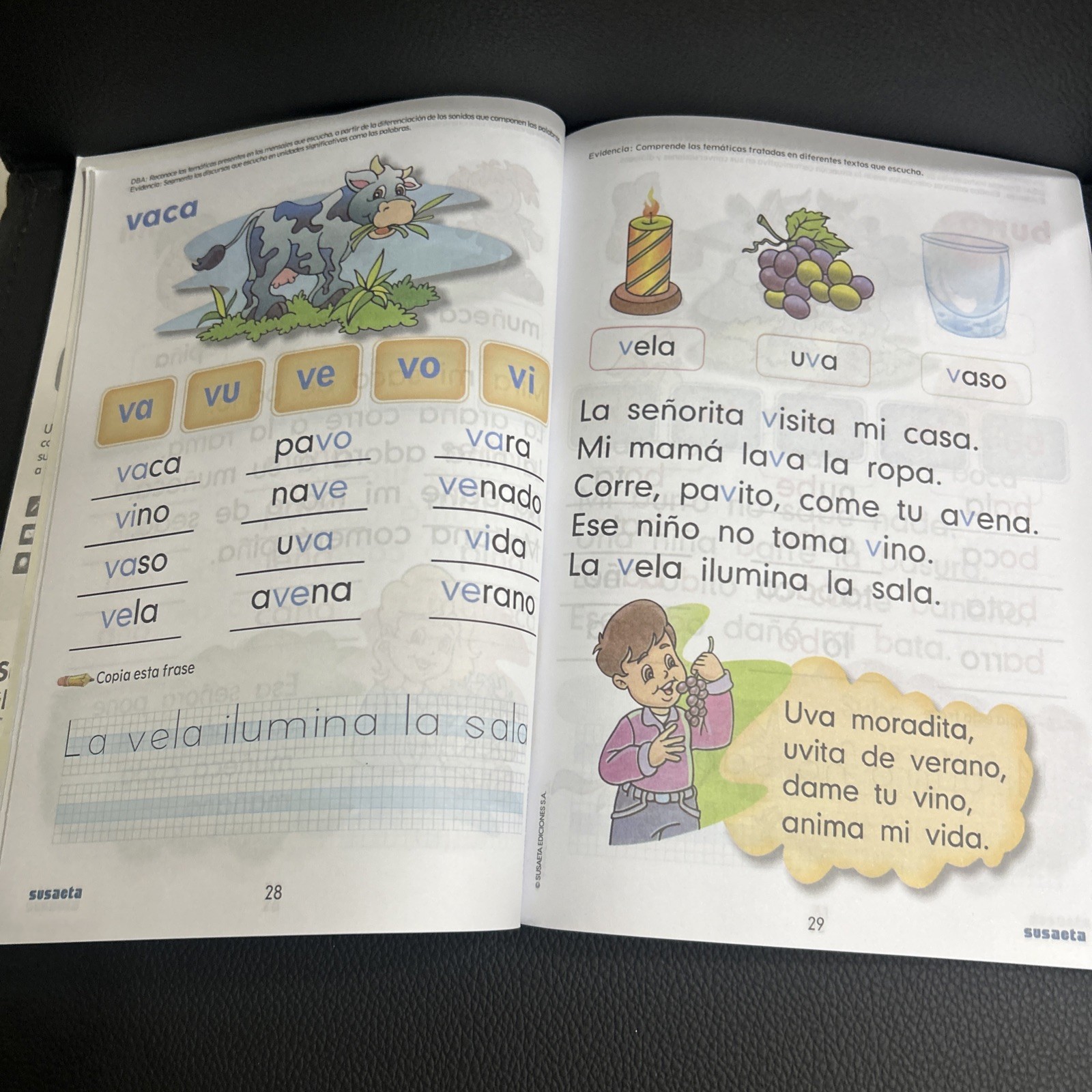 Nacho: Libro Inicial De Lectura (Susaeta) Spanish 95 paginas Colombia