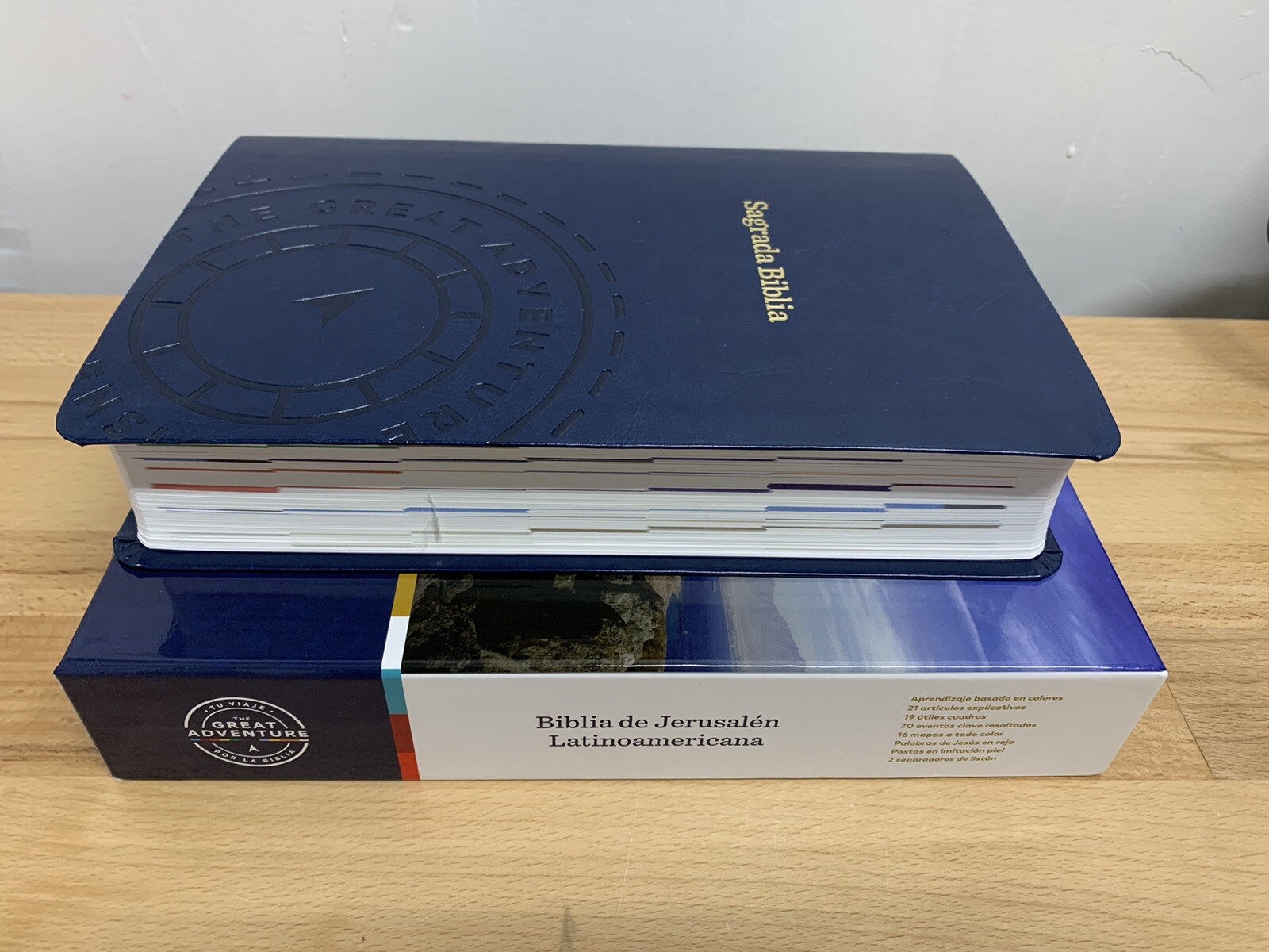 Biblia de Jerusalen Latinoamericana – The Great Adventure PIEL FULL COLOR