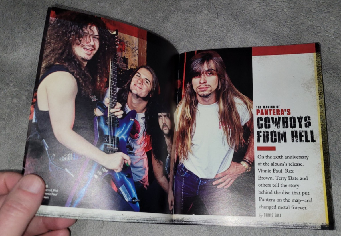 Pantera Special Collector’s Edition The Making of Cowboys from Hell mini-mag