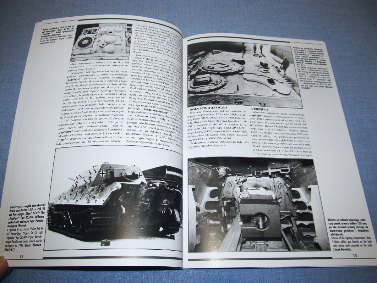 Jagdtiger 12.8 cm Pak 44 auf Panzerjager Tiger Sd Kfz 186 German tank destroyer