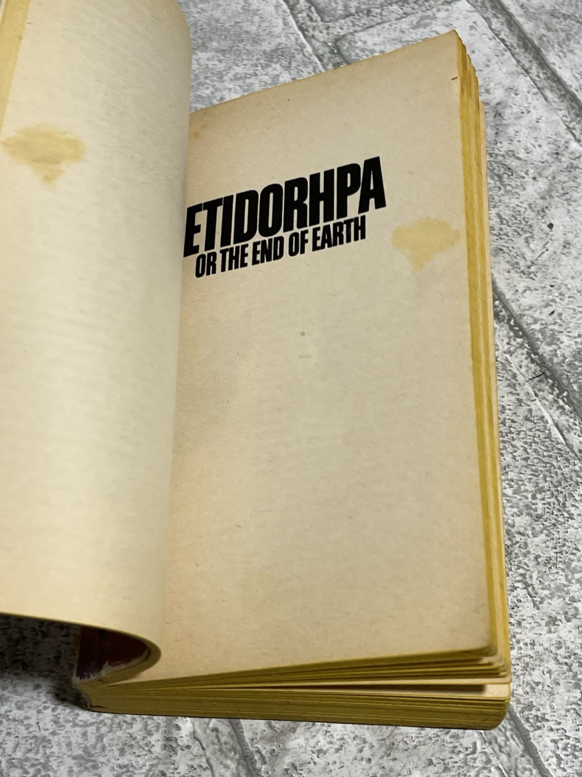 John U. Lloyd: Etidorpha, or The End of Earth Pbk 1976- RARE