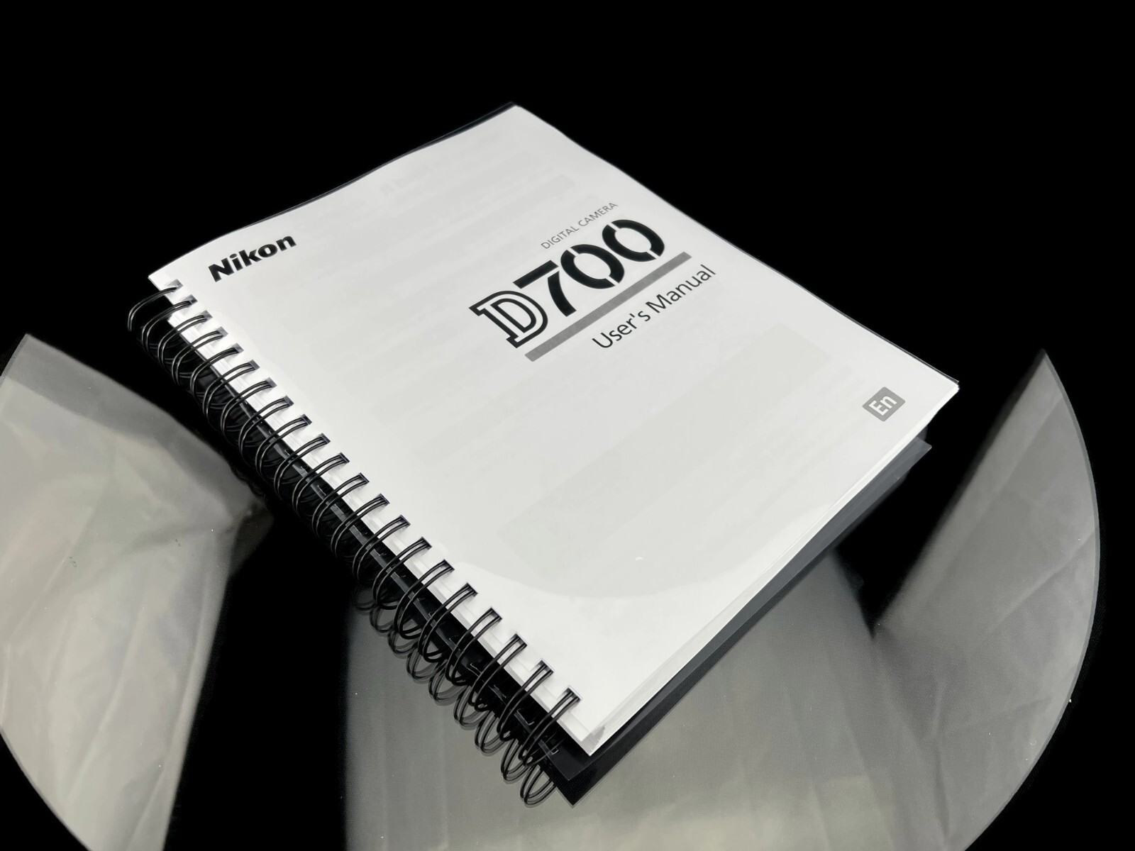 Nikon D700 Instruction Owners Manual User Guide 472 Pages – Coil Bound