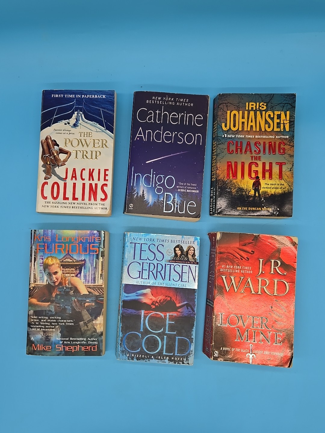 Lot of 6 Vintage 2010s Mystery Crime Thriller Paperback Novels Mixed Authors