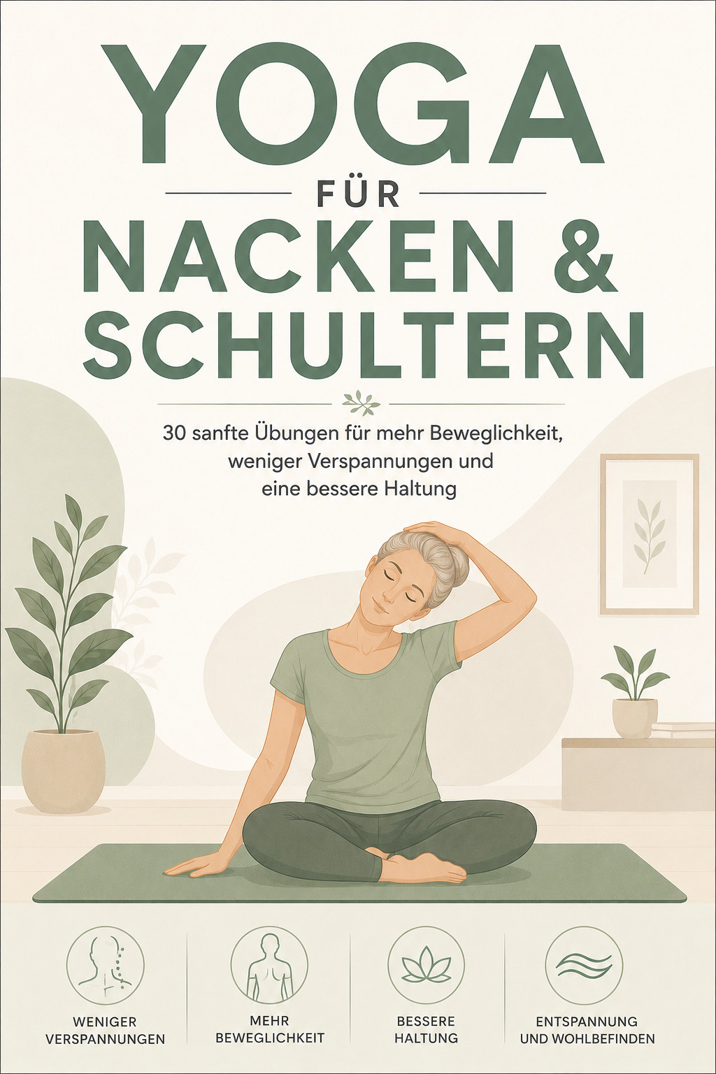 Yoga gegen Nacken- und Schulterschmerzen | 30 Übungen | PDF Download