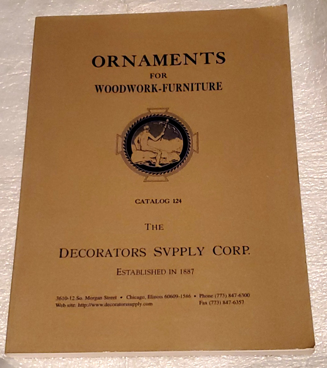 Ornaments For Woodwork & Furniture Catalog #124 – 305 Pages Illustrated