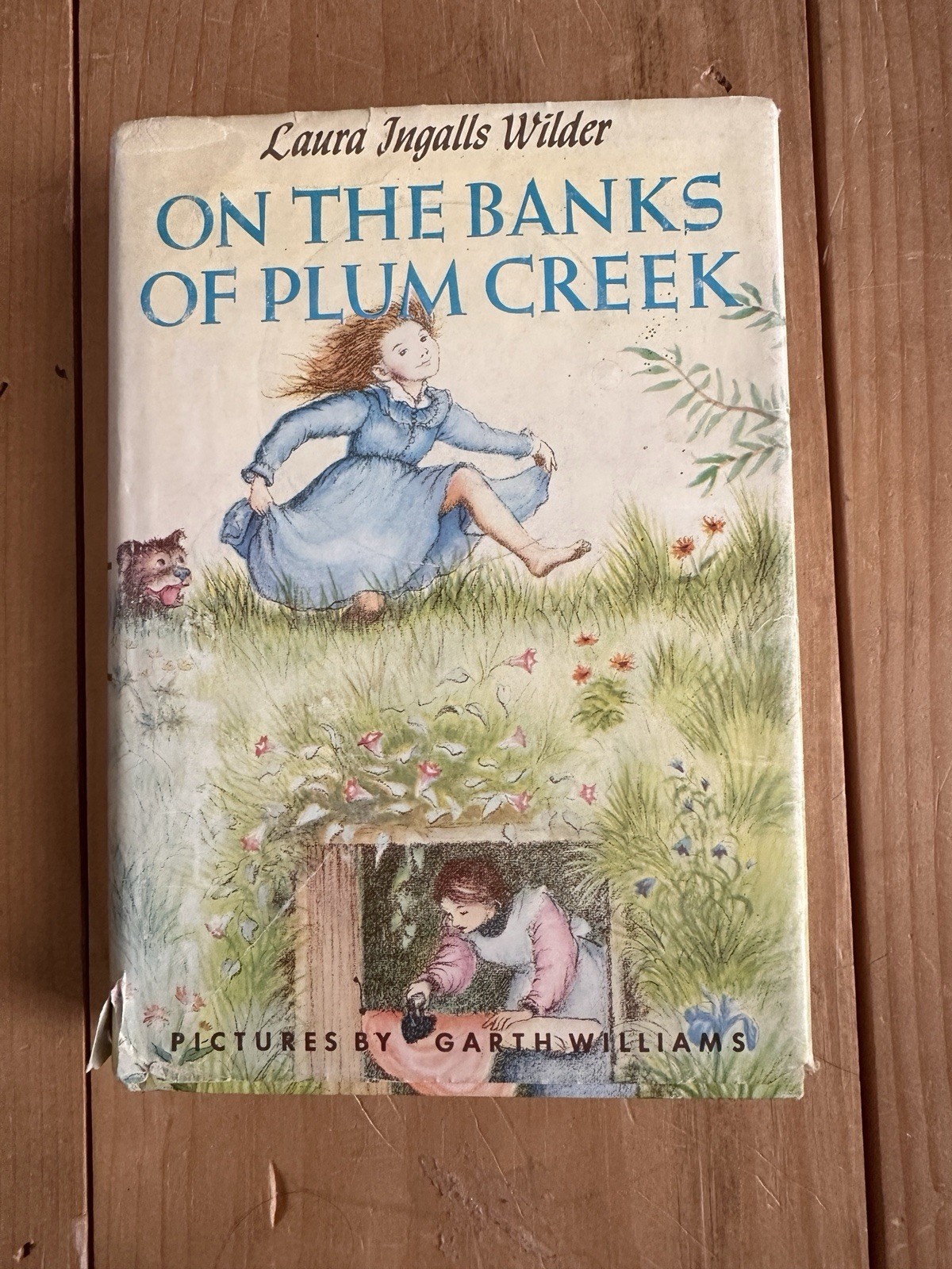 Laura Ingalls Wilder On the Banks of Plum Creek HC Illustrated DJ Inscribed