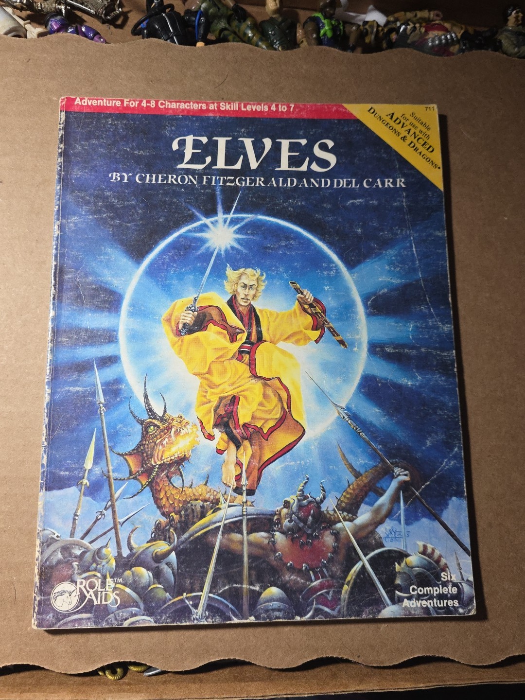 Elves Advanced Dungeons & Dragons by Cheron Fitzgerald, Del Carr 96 pages