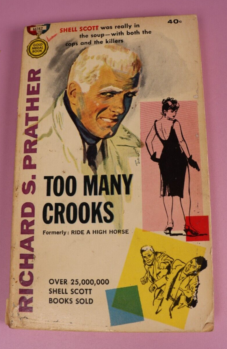 Too Many Crooks by Richard S. Prather 1963 Vintage Gold Medal Paperback k1282