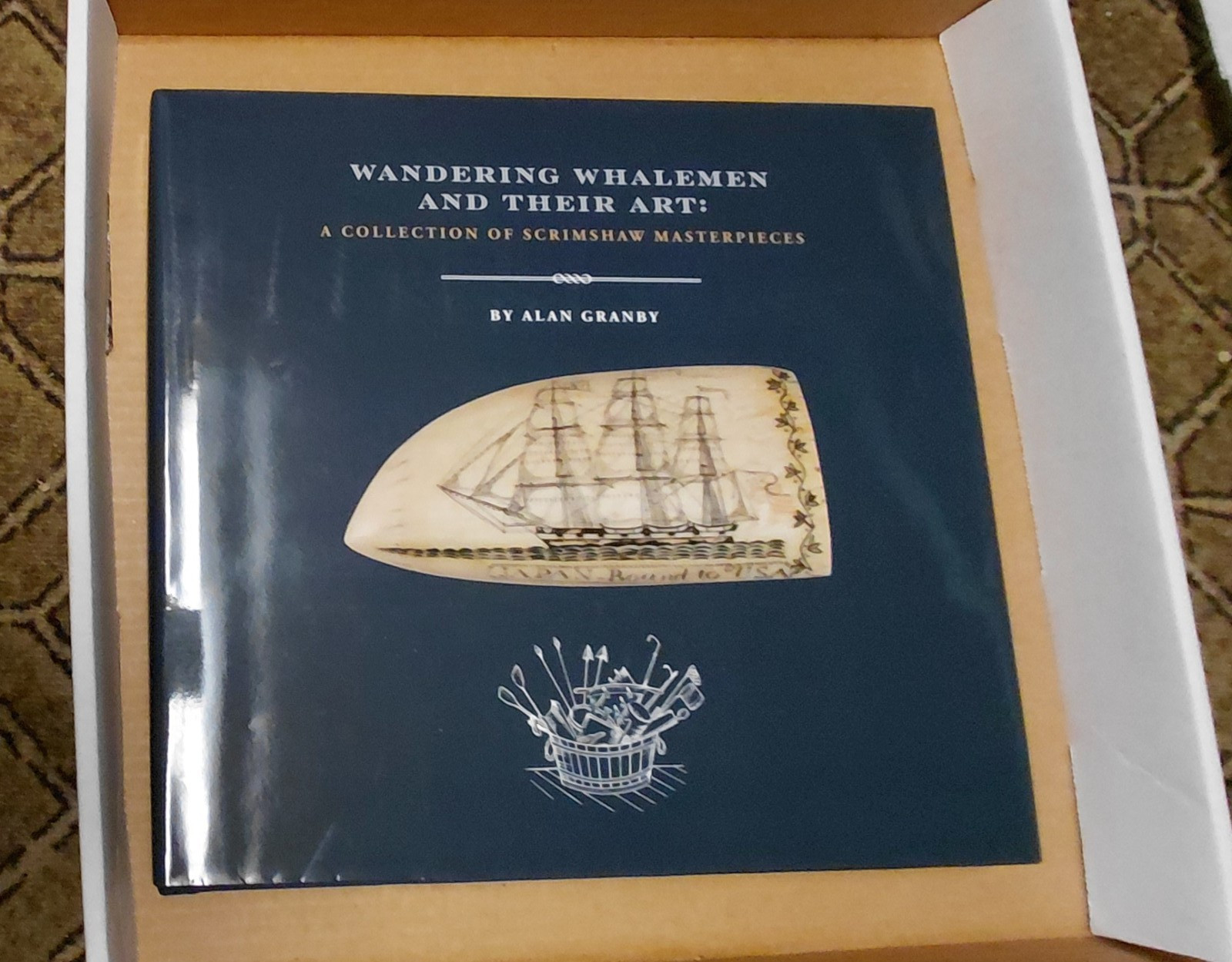 Wandering Whalemen and Their Art Hardcover Alan Granby . Coffee Table Book .