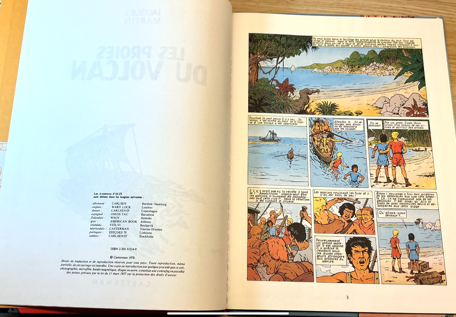 Les Aventures d’Alix bande dessinée 5-Volume Lot French Hardcover Graphic Novels