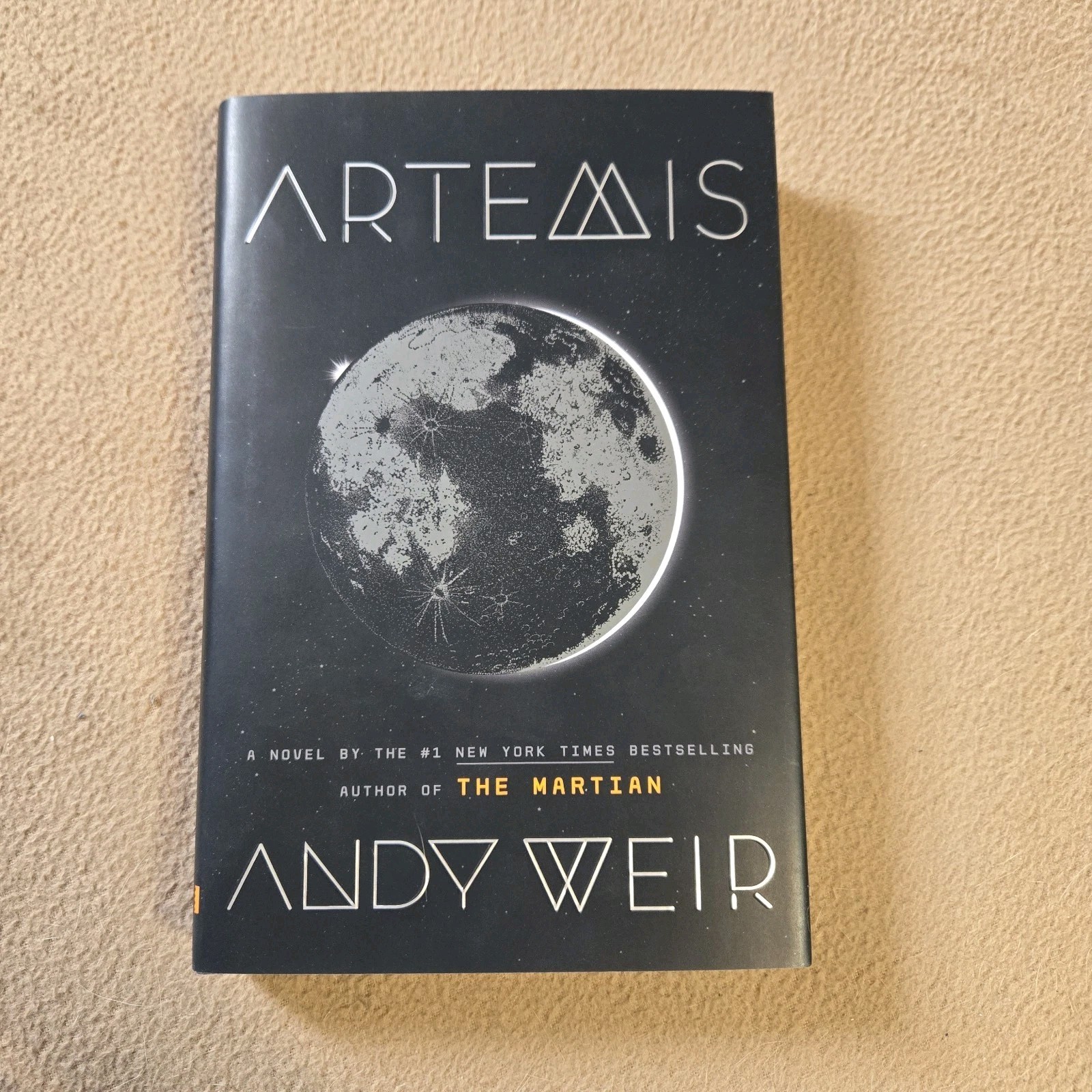 Artemis, Andy Weir, SIGNED 1st Edition/1st Printing, 2017, HC/DJ, Like New