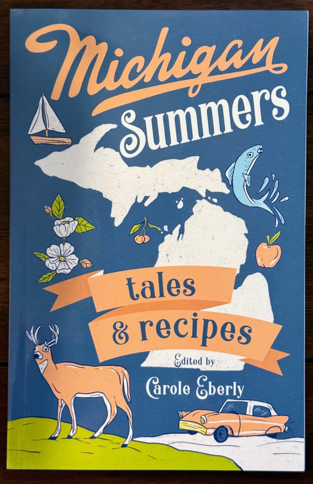 Michigan Summers Tales & Recipes by Carole Eberly NEW GREAT for State Studies!