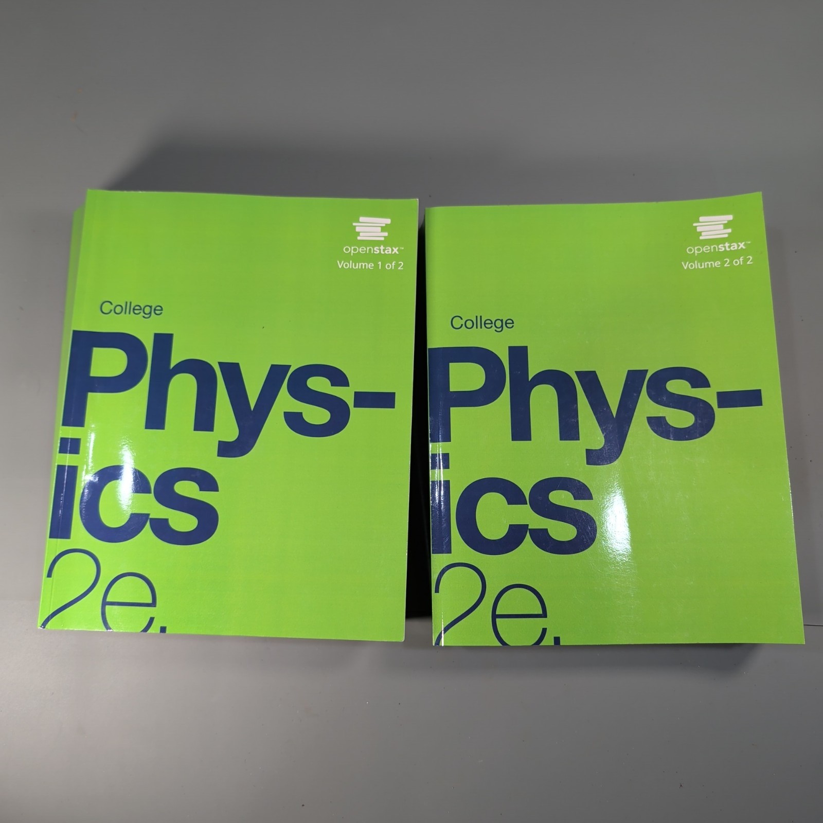 College Physics 2e OpenStax Textbook Volumes 1 & 2 Kendall Hunt 2022 EUC