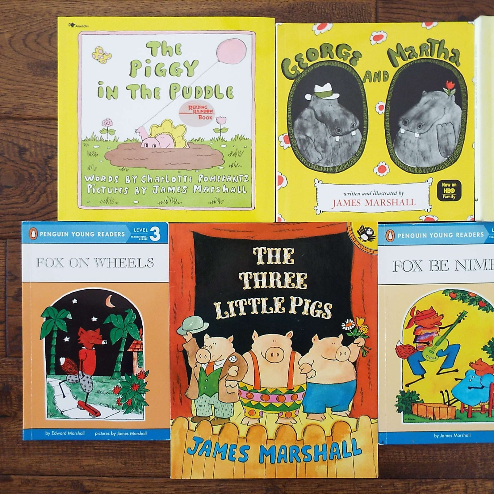 Lot 9 James Marshall Childrens Picture Books Fox All Week George and Martha