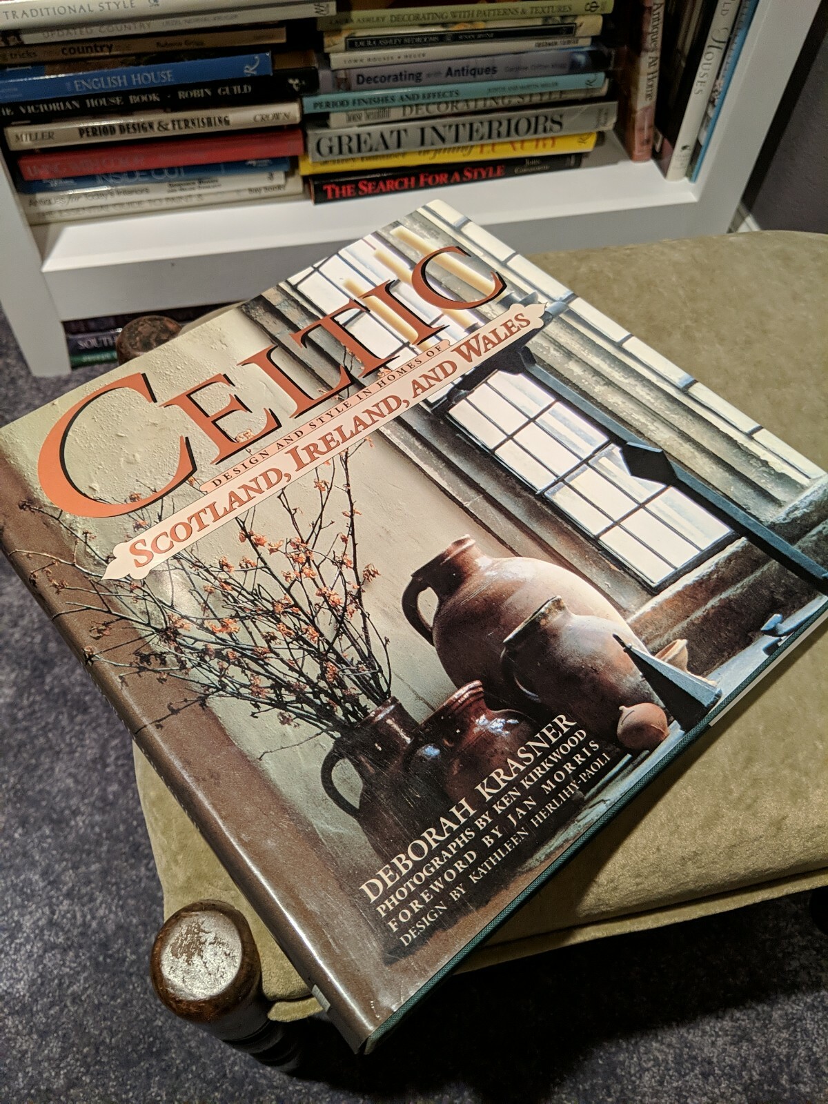 CELTIC By Deborah Krasner – Hardcover Scotland, Ireland, & Wales; design & style