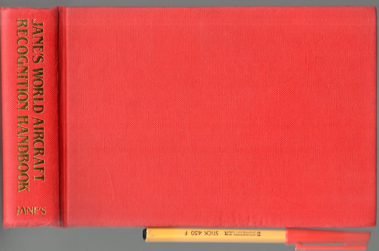 1 3/4 lb 559p Hardcover JANE’S WORLD AIRCRAFT Recognition Handbook EC Derek Wood