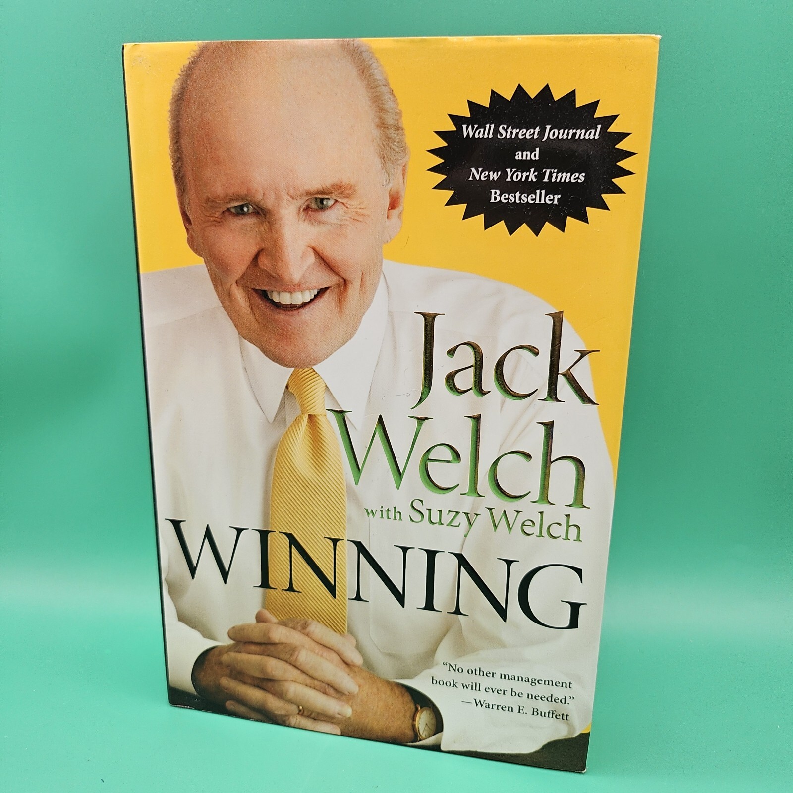 Winning General Electric Jack & Suzy Welch SIGNED 1st 2005 Hardcover EXCELLENT