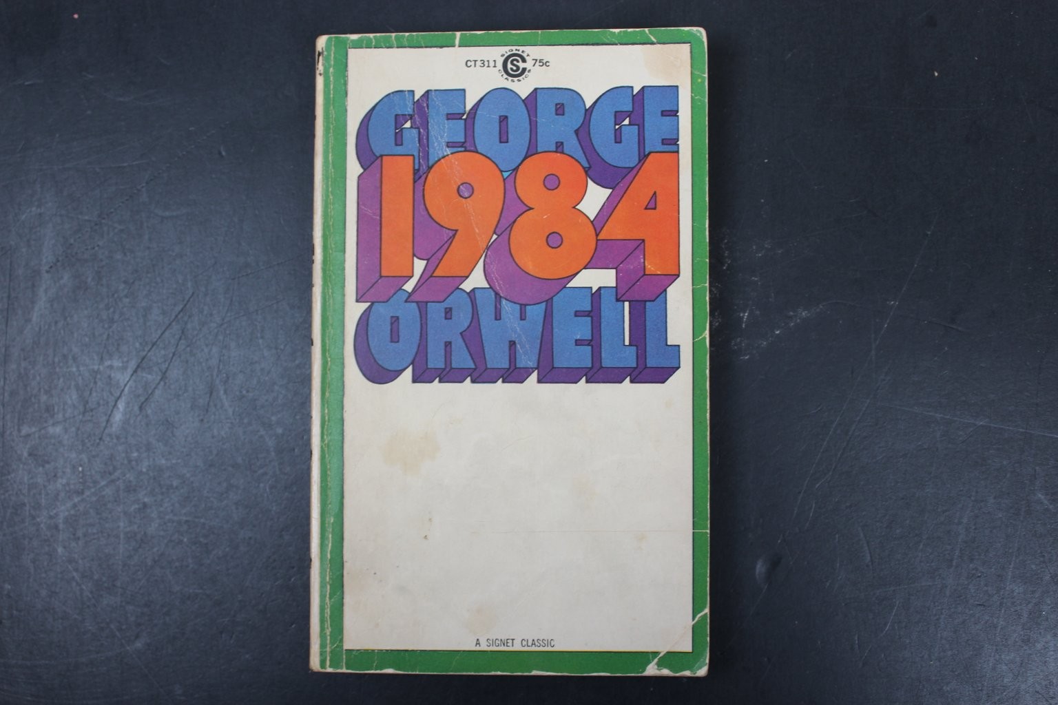 1984 George Orwell 1961 Signet Classic Paperback Dystopian Novel New American PB