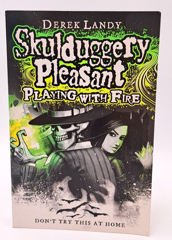 Skulduggery Plesant Playing with Fire by Derek Landy Paperback 360 pages