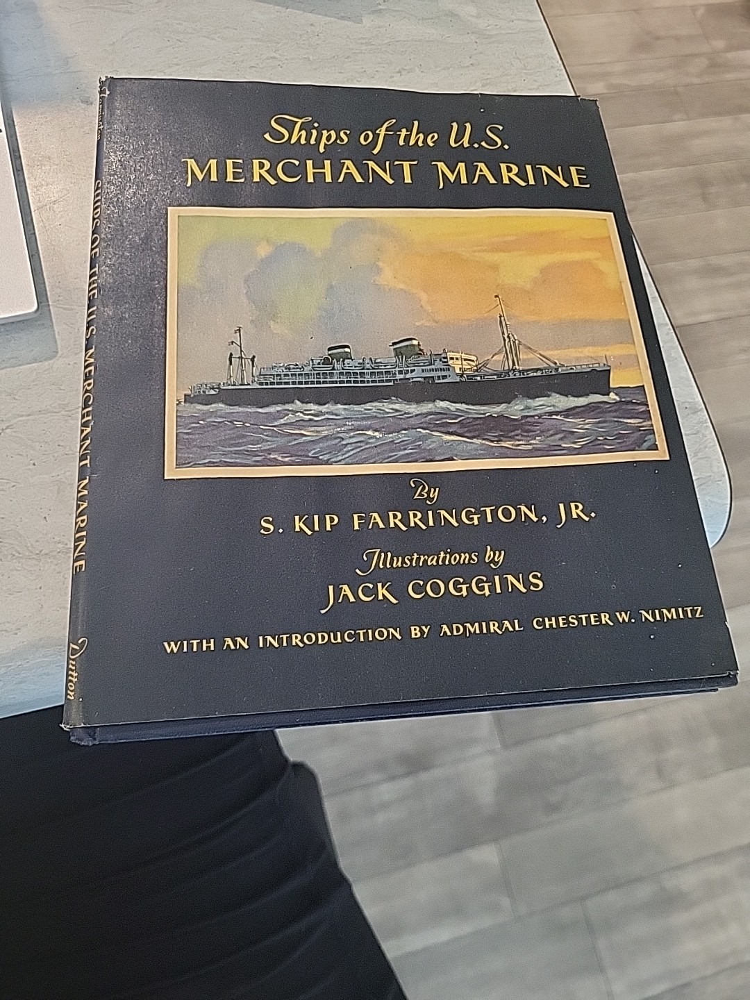 Ships of the U.S. Merchant Marine by S. Kip Farrington Jr. Hardcover 1947 Jacket