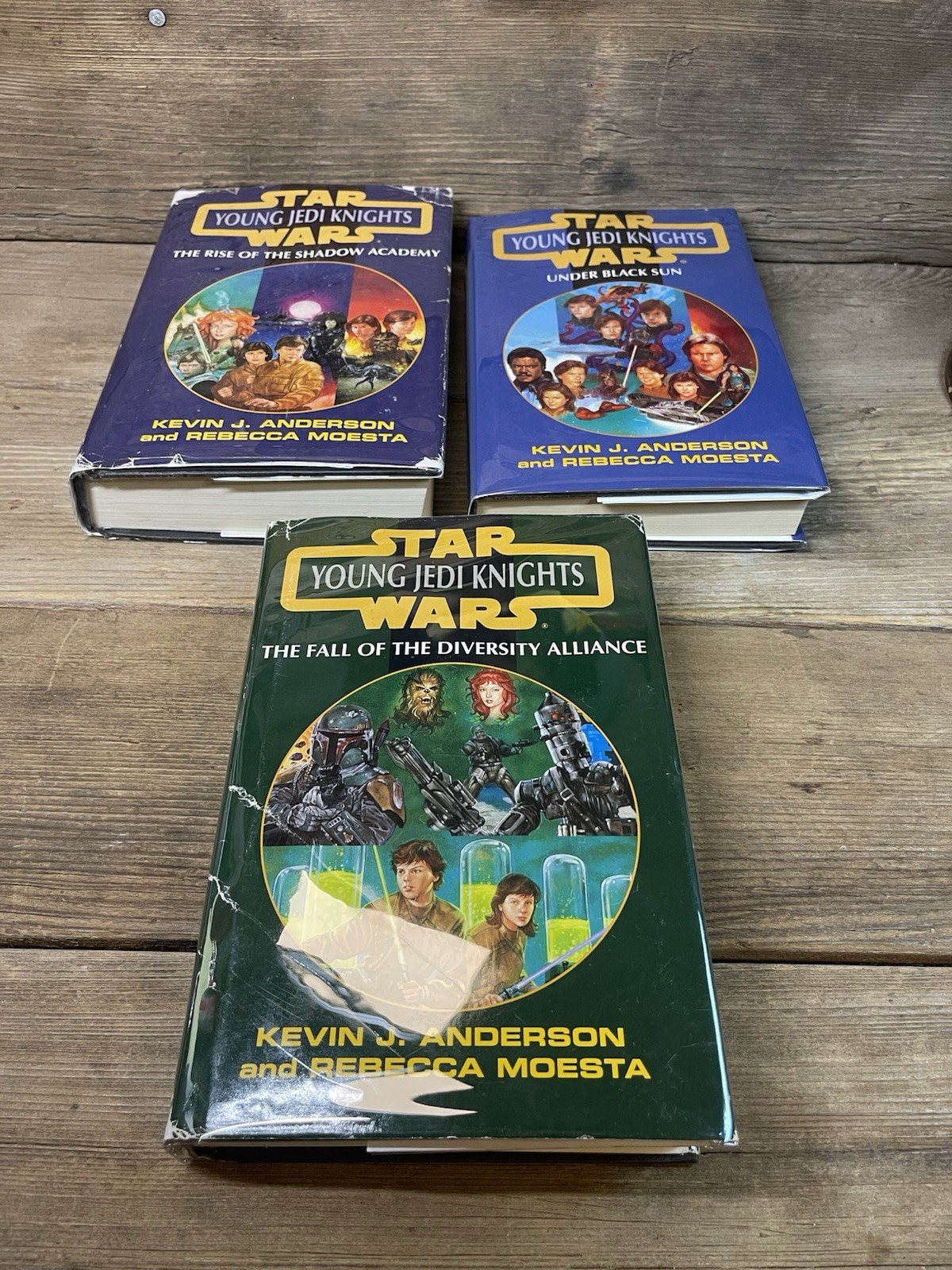 Star Wars Young Jedi Knights Lot 1999 SFBC/Guild America HCDJ