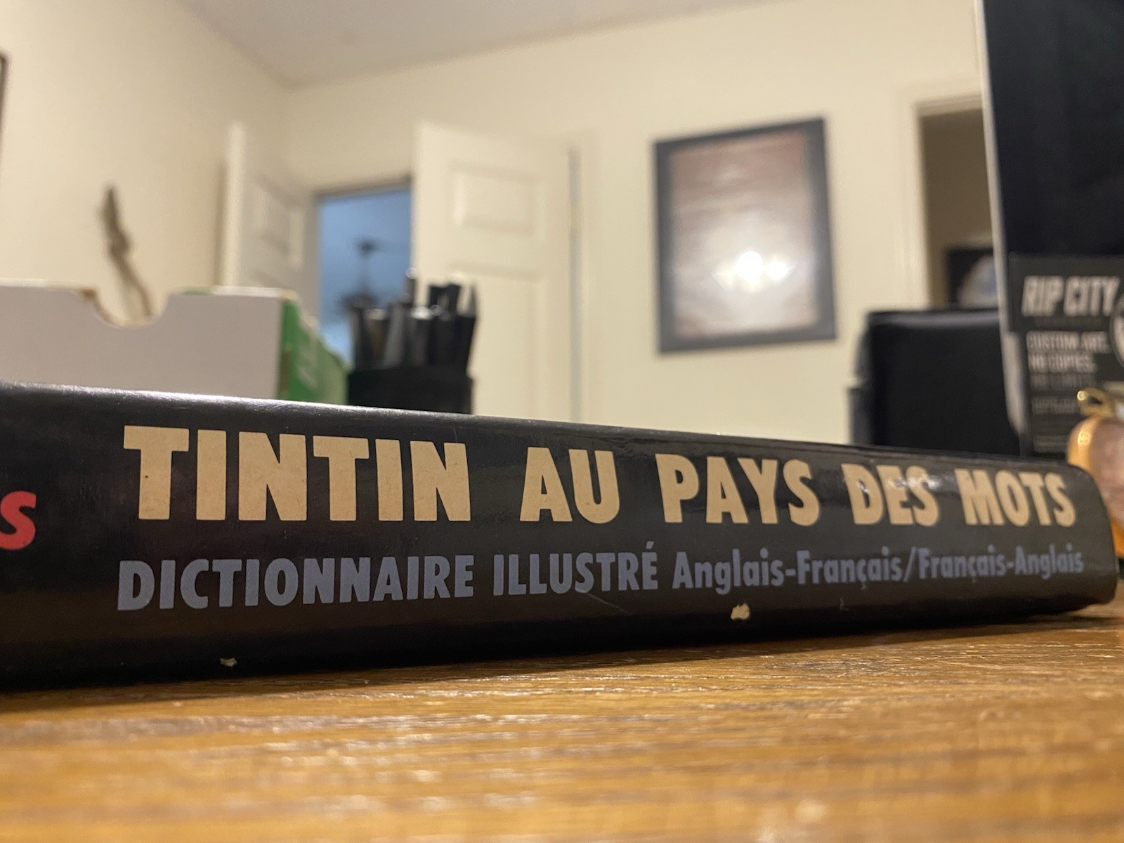 Harrap’s Tintin French Illustrated Dictionary: English-French/French-English Oop