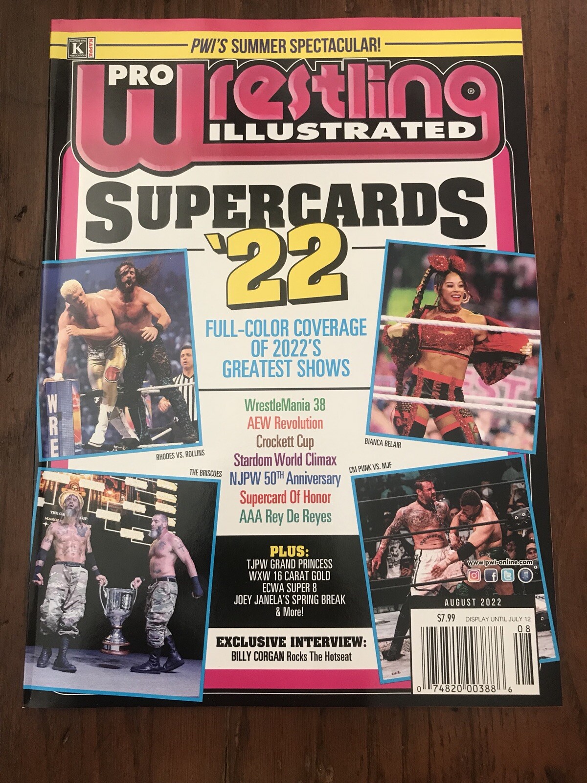 PRO Wrestling Illustrated Aug. 2022 Super Cards 22, CM Punk, Cody Rhodes, more!