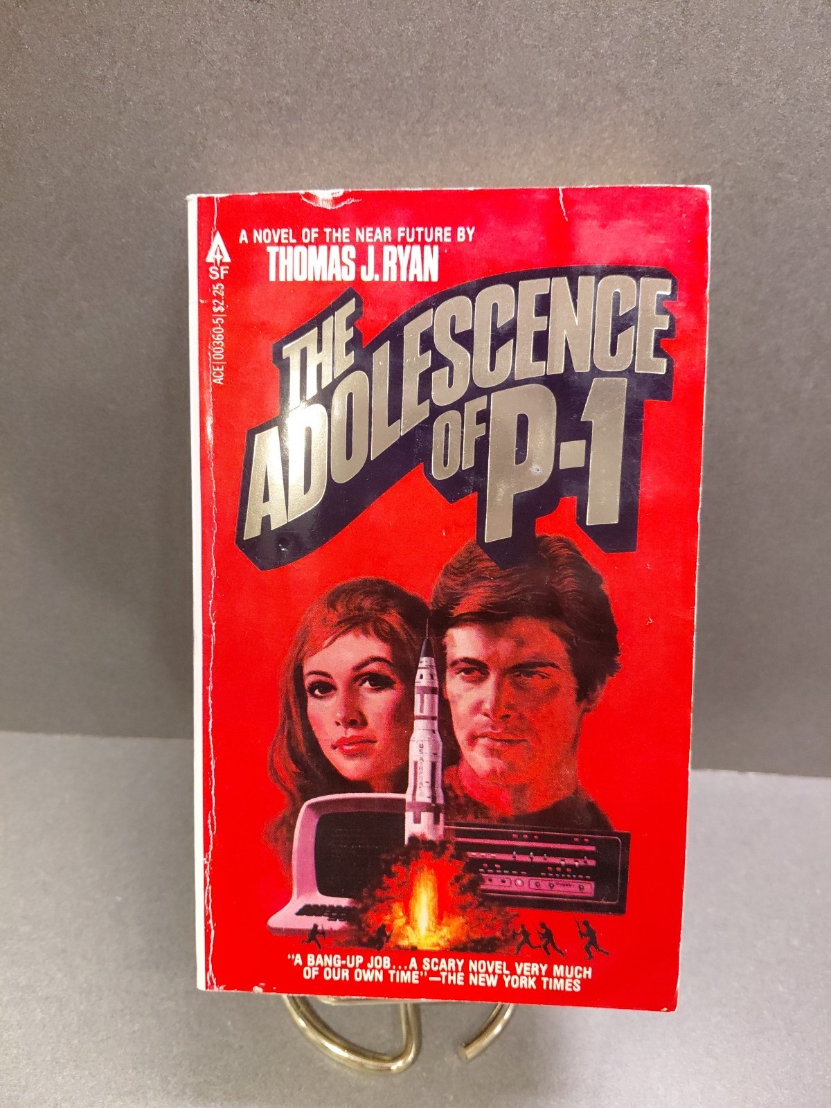 Vtg. Paperback Book The Adolescence Of P-1 By Thomas J Ryan 1979 Ace