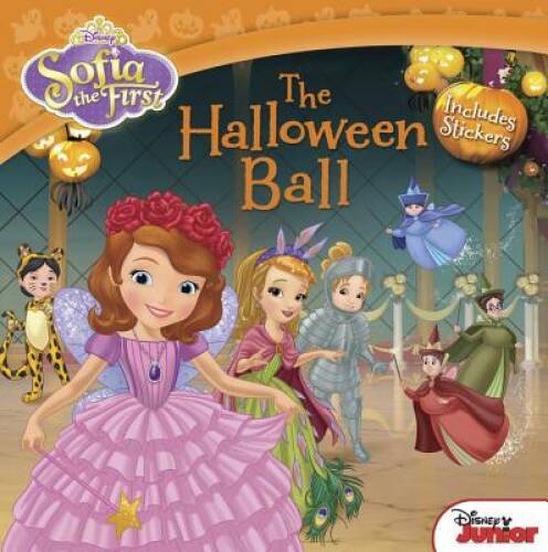 Sofia the First The Halloween Ball: Includes Stickers – Paperback – GOOD