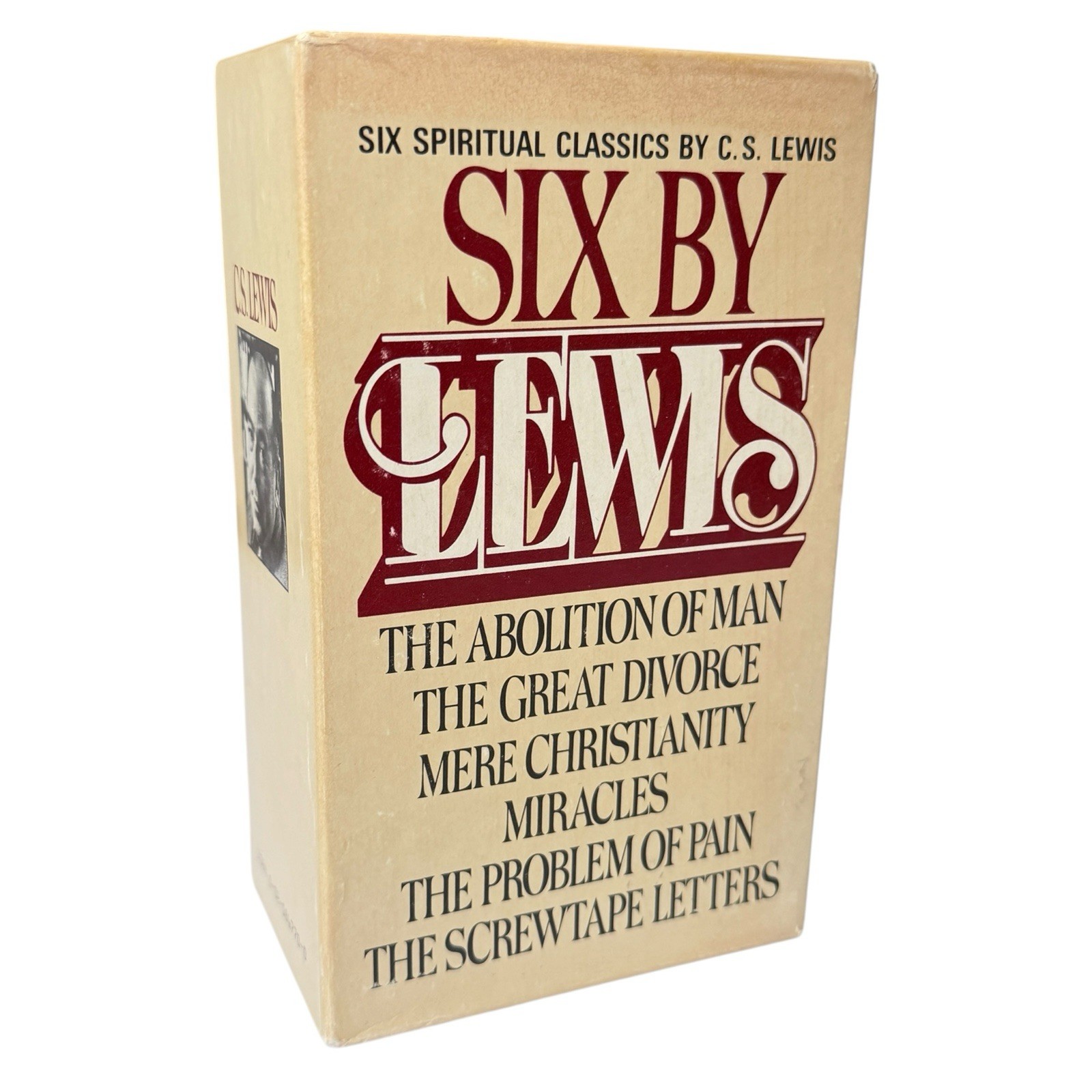 Six by Lewis; C. S. Lewis, Macmillan, Spiritual Classics, Paperback Box Set