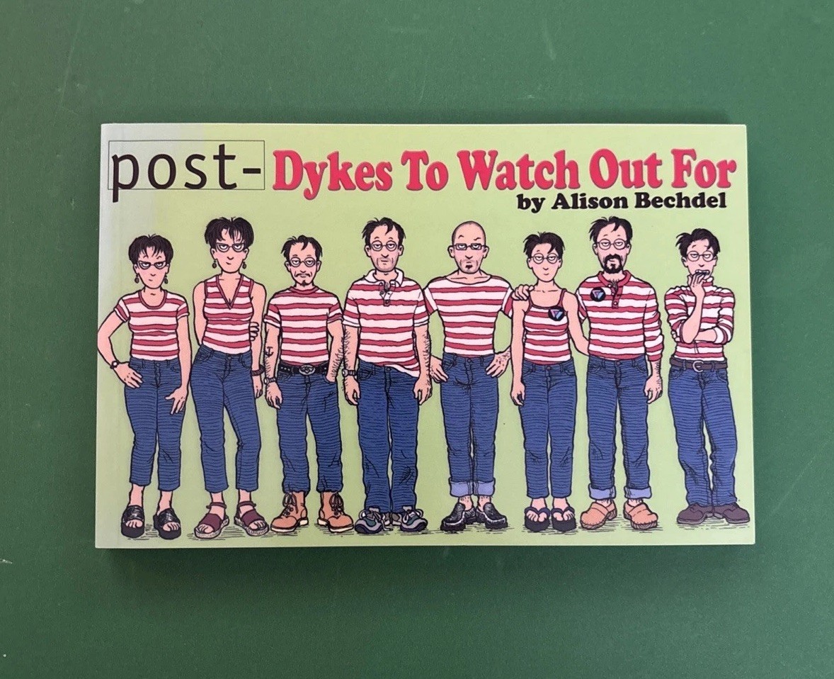 Post-Dykes to Watch Out For -Paperback Alison Bechdel Firebrand Books 2000 NEW