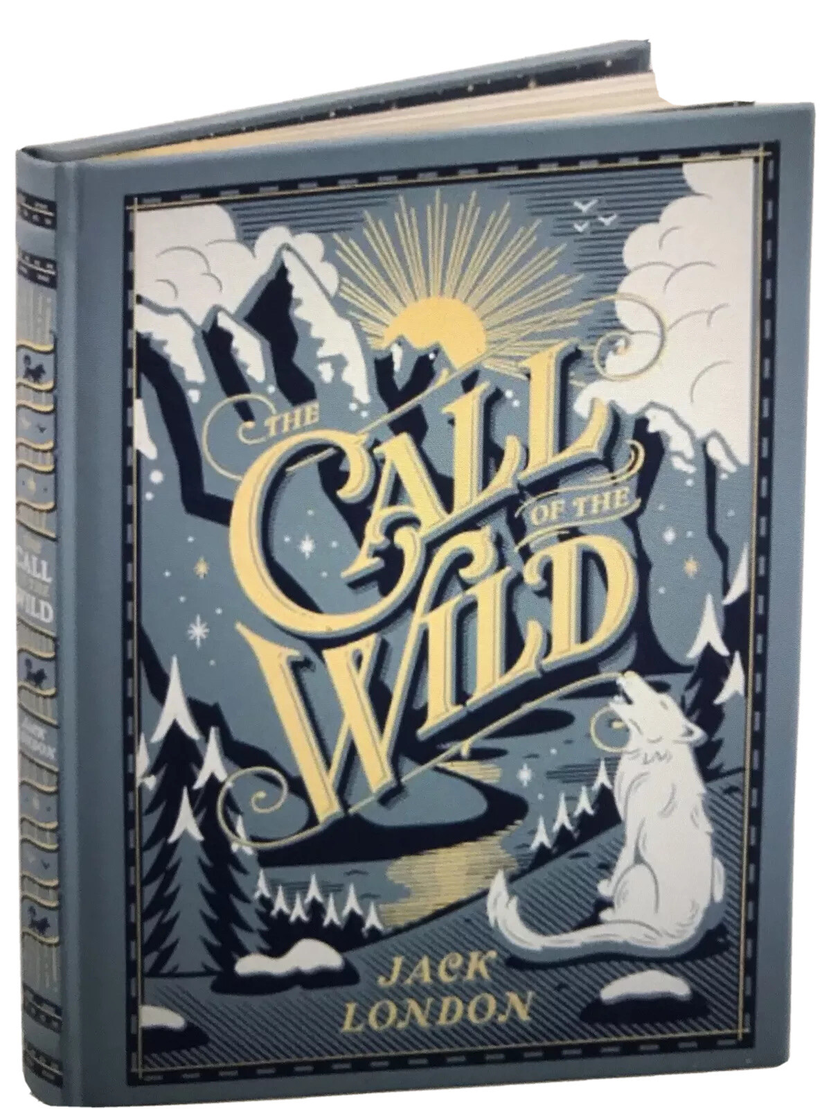 ❤️THE CALL OF THE WILD by Jack London Illustrated Bonded Leather NEW