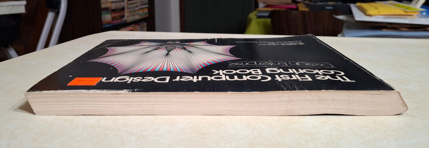 The First Computer Design Coloring Book Stanley Baxendale Vintage 1970s UNUSED