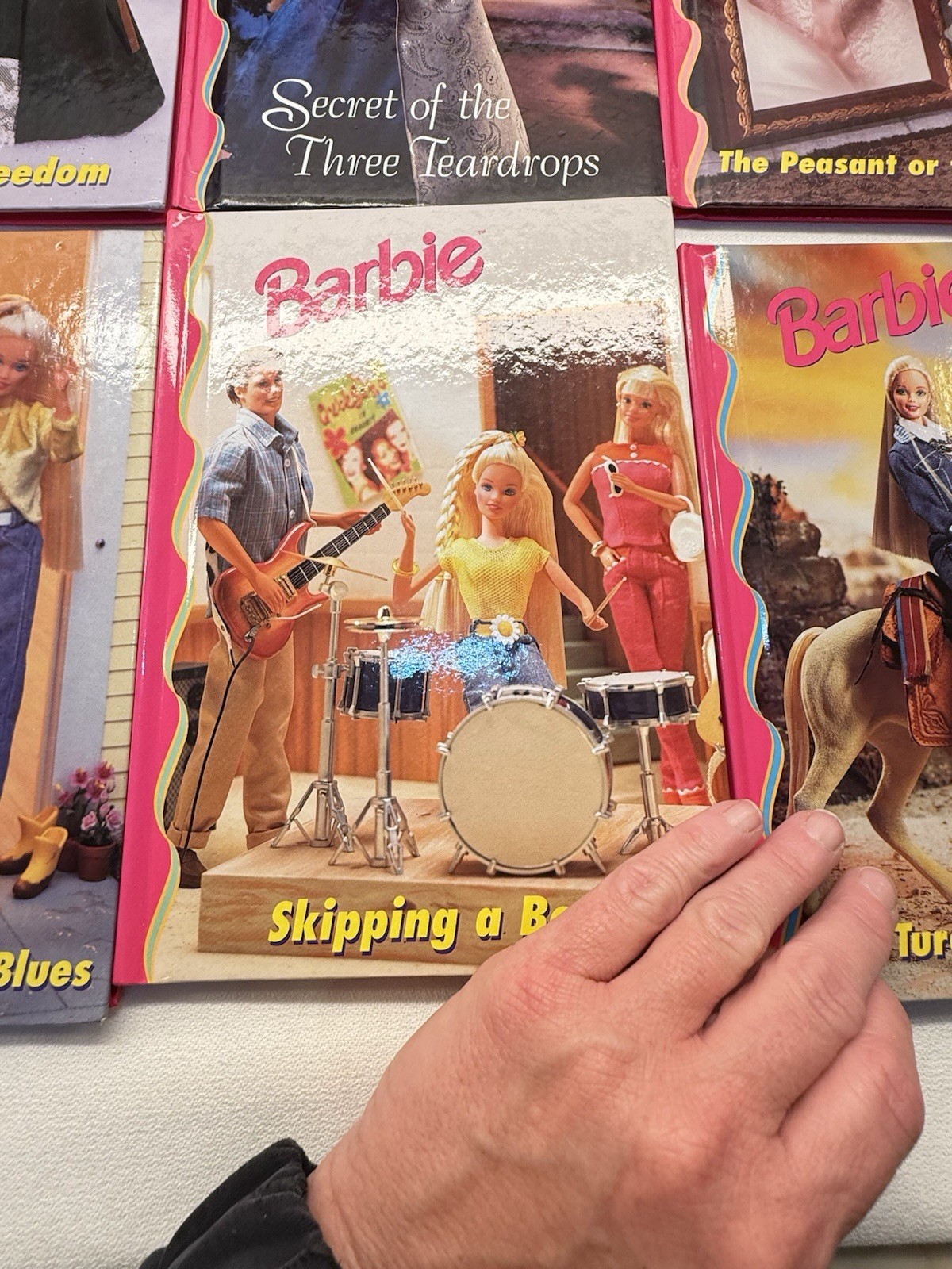 Lot of 18 Vintage Barbie & Friends Book Club Grolier Hardcover Books 90s Mattel