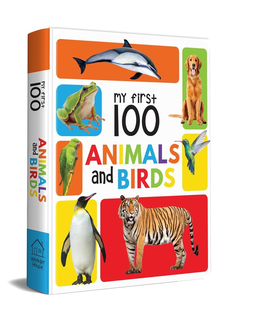 My First 100 Animals and Birds Board Book, My 100 Library Series – board boo…