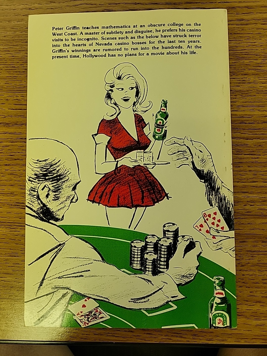 7 Vintage BLACKJACK BOOKS by K. Uston, Thorp, Wong, Griffin ,Newman, Einstein,