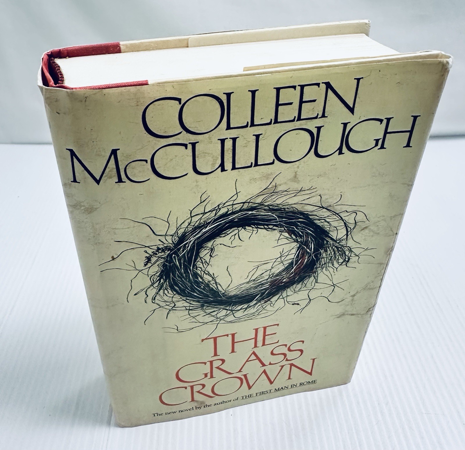 The Grass Crown Colleen McCullough 1991 First Edition Hardcover Roman History