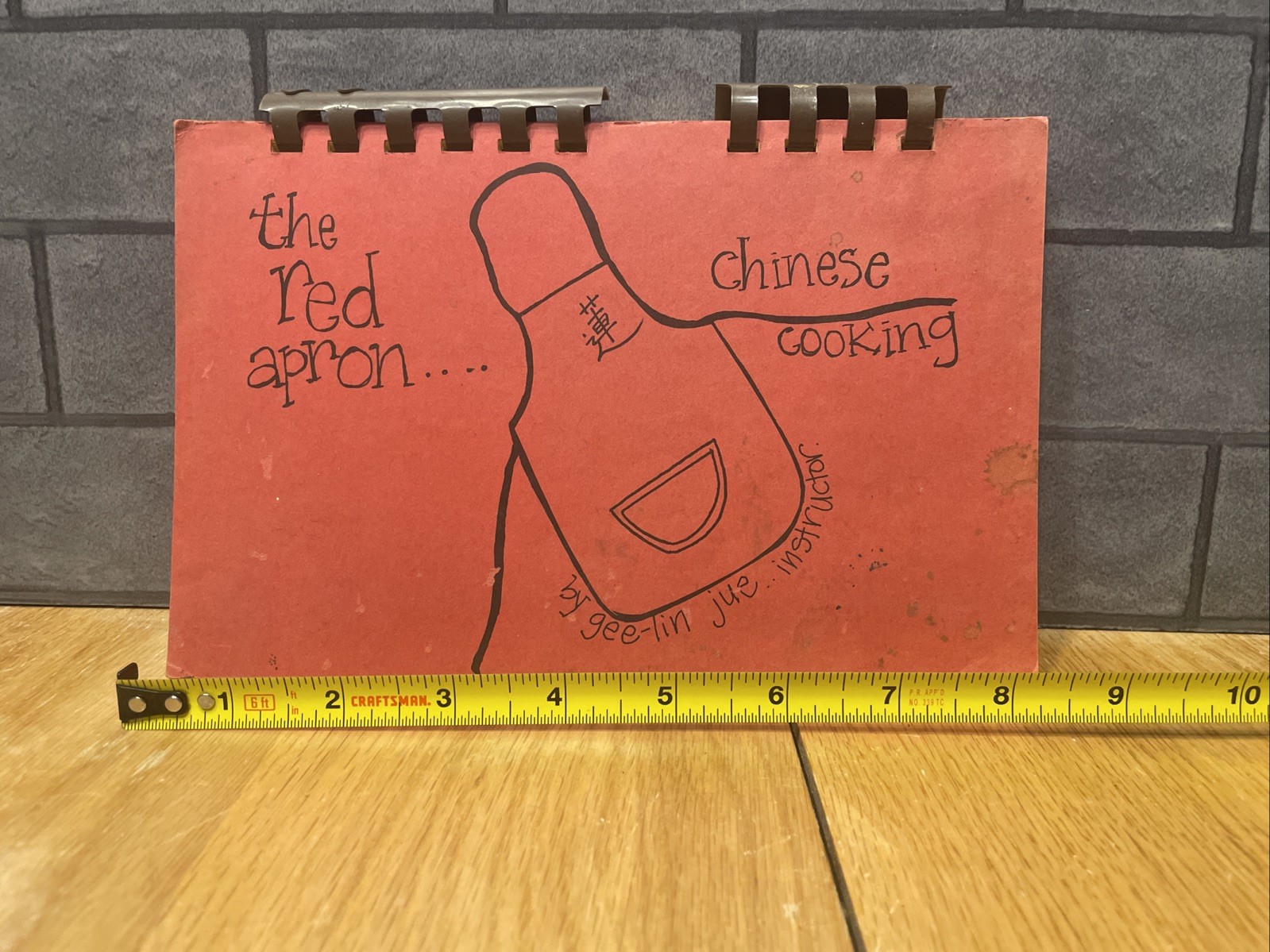 the red apron… chinese cooking by gee-lin jue, Instructor (1975, 1980) 44 pages