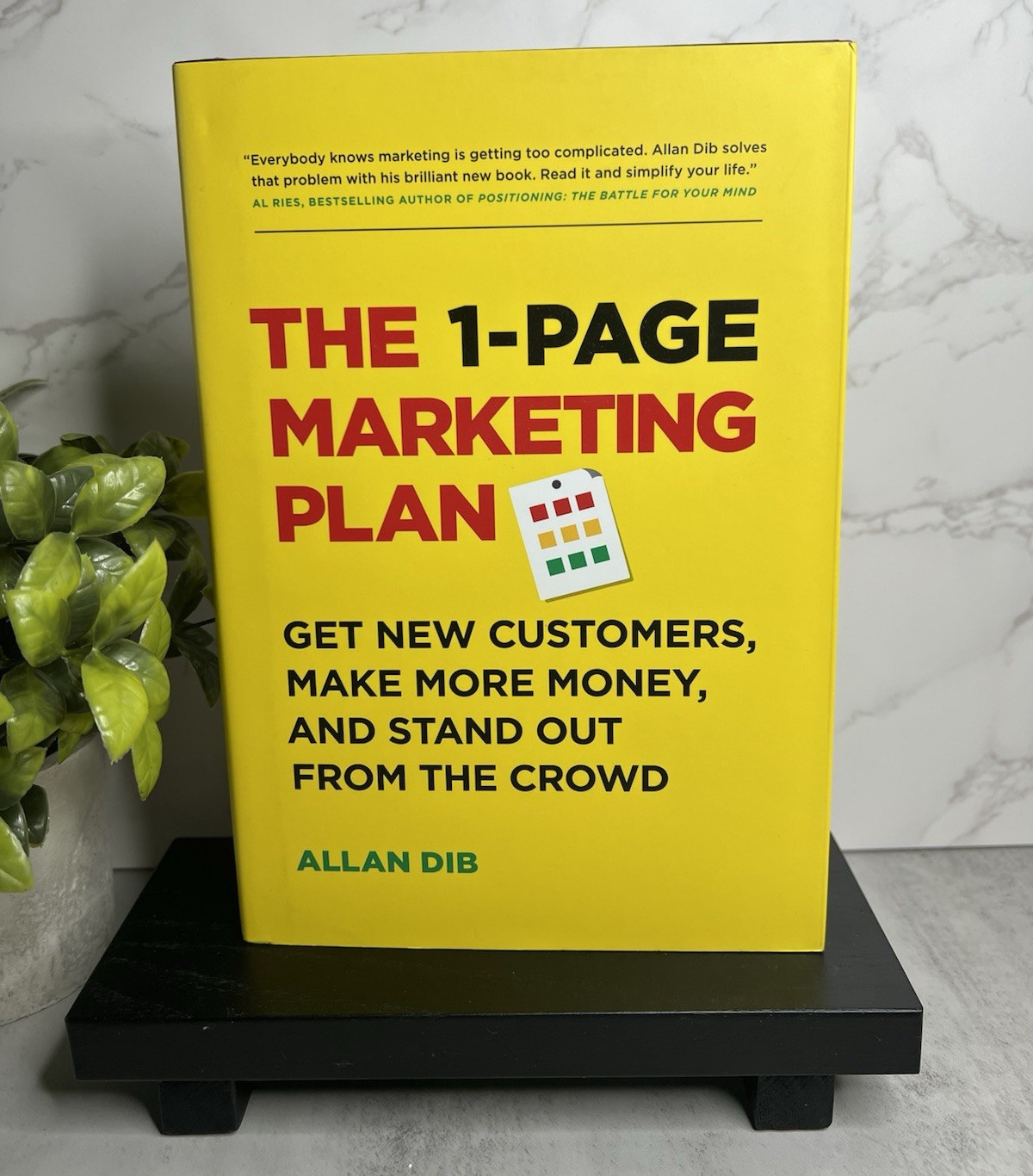 Allan Dib The 1-Page Marketing Plan Hardcover 2021 Page Two Books English