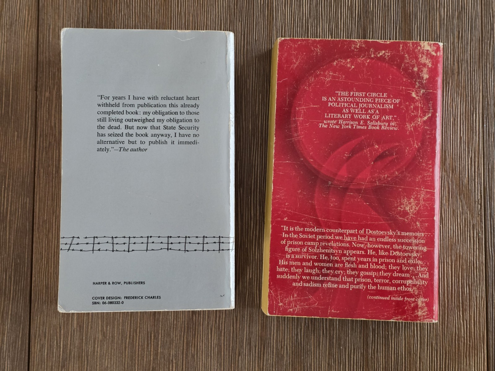Two Vintage Solzhenitsyn Trade Paperback Books Gulag Archipelago 1st Ed