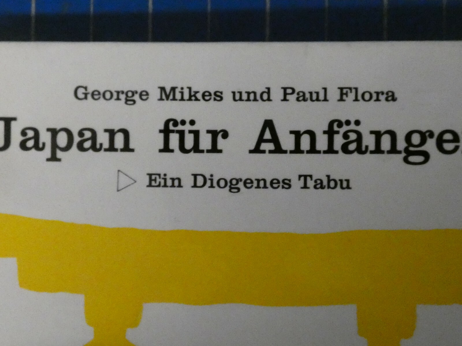 Mikes Flora Japan für Anfänger Diogenes 1963 H-17514