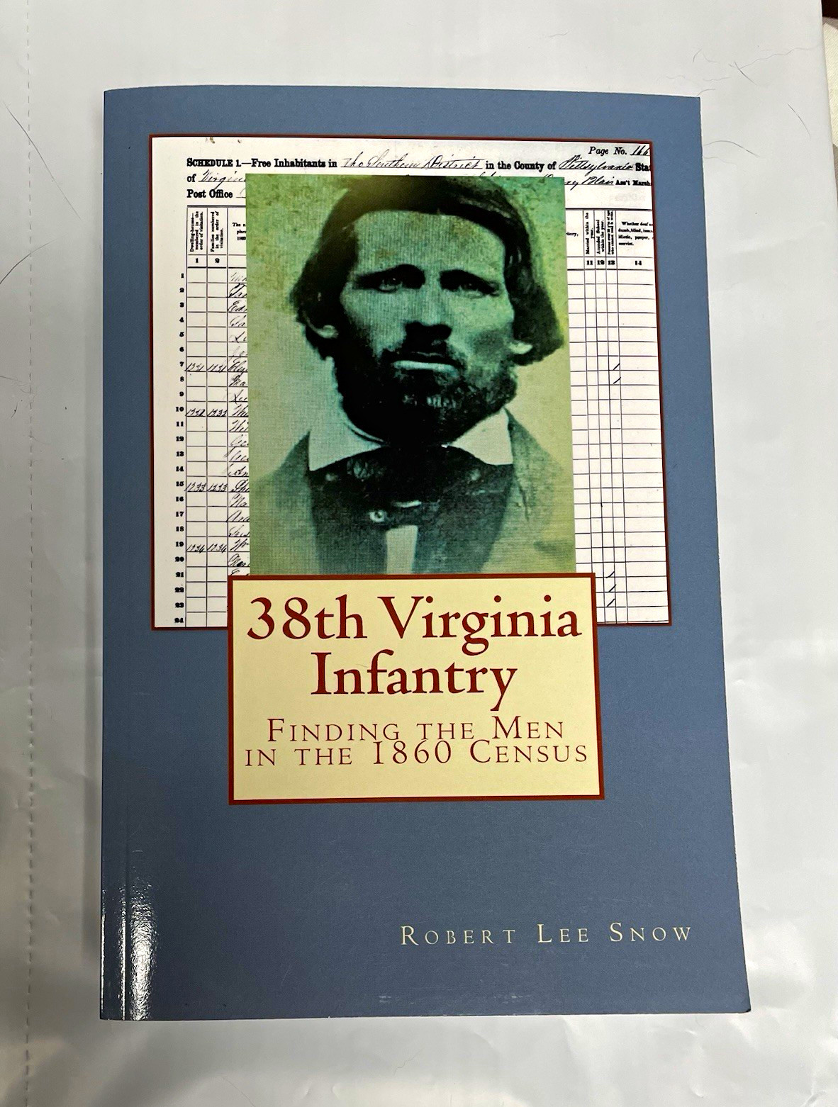 38th Virginia Infantry Finding Men in 1860 Census PB 2018 Robert Lee Snow